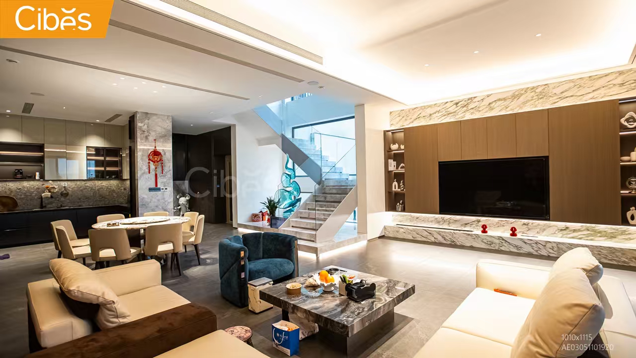 Phường Bến Thành, TP HCM - Thang máy Cibes V70 Aurora lắp đặt trong giếng thang tại biệt thự4