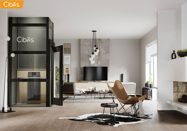 Thang máy thông minh 4 tầng: Bảng giá & 5 mẫu đẹp, xu hướng 2025