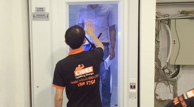 Cibes A4000 – công trình thang máy tại Núi Trúc