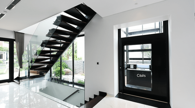 Cibes A5000 lắp ngoài trời màu đen